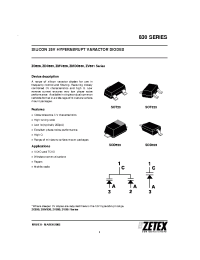 Datasheet ZC833BTA manufacturer Zetex